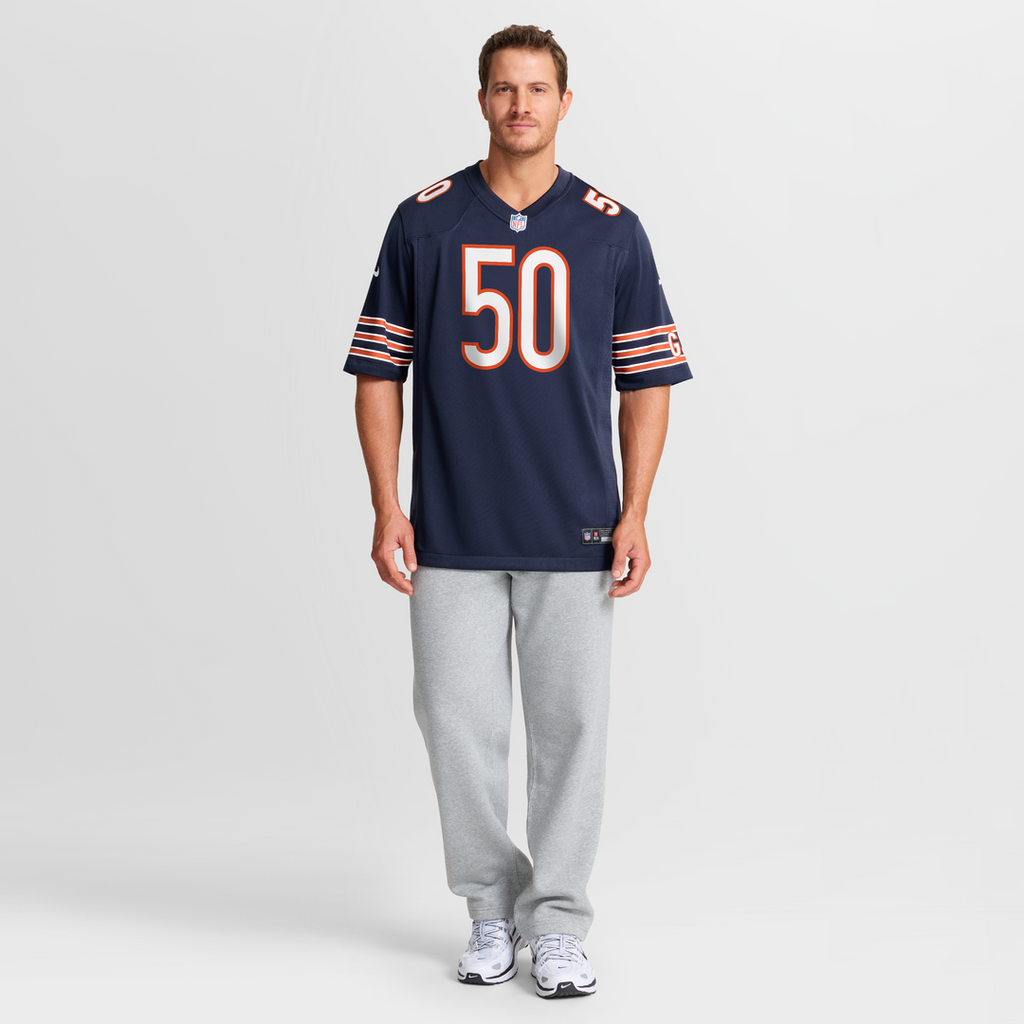 Chicago Bears Grady Jarrett Nike Team Game Jersey - Navy