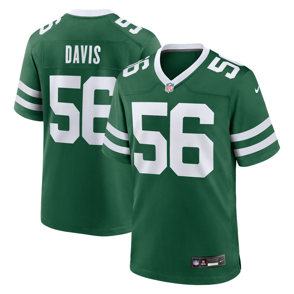New York Jets Demario Davis Nike Team Game Jersey - Legacy Green