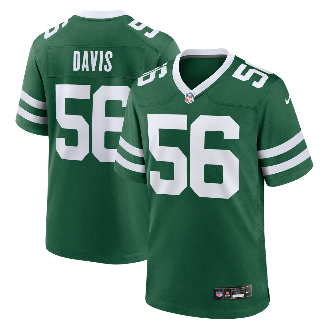 New York Jets Demario Davis Nike Team Game Jersey - Legacy Green