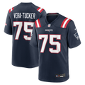 New England Patriots Alijah Vera-Tucker Nike Team Game Jersey - Navy