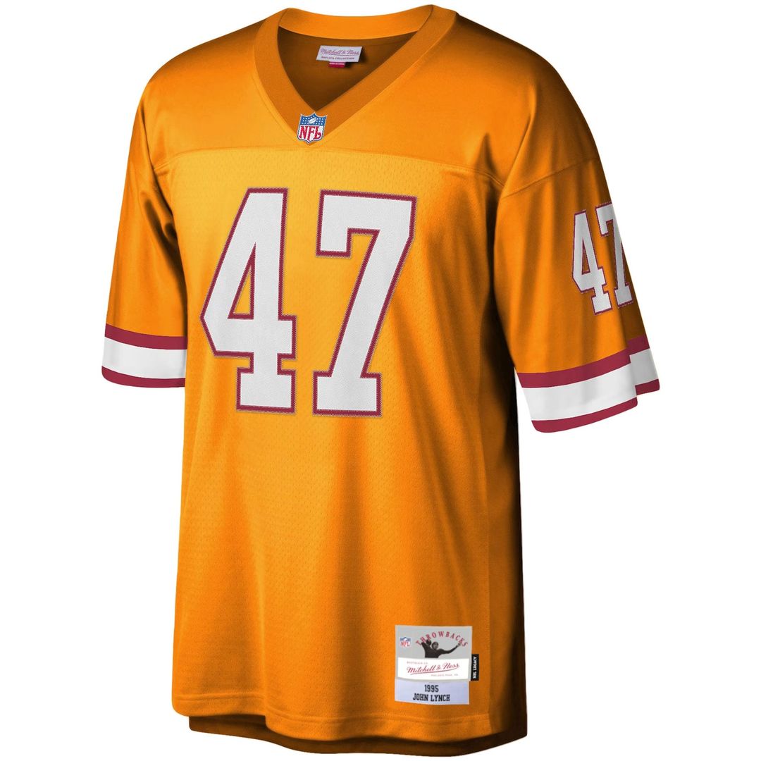 Tampa Bay Buccaneers John Lynch Mitchell & Ness Big & Tall 1995 Legacy Retired Player Jersey - Orange