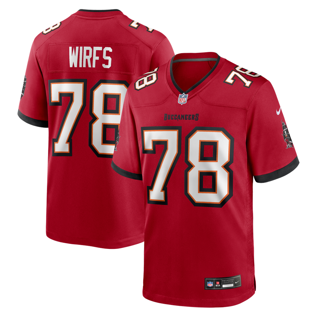 Tampa Bay Buccaneers Tristan Wirfs Nike Player Game Jersey - Red