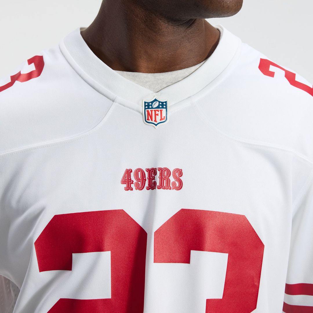 San Francisco 49ers Christian McCaffrey Nike Game Player Jersey - White