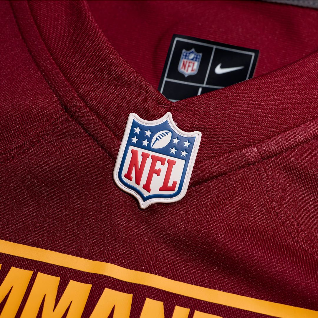 Washington Commanders Deatrich Wise Jr. Nike Team Game Jersey - Burgundy