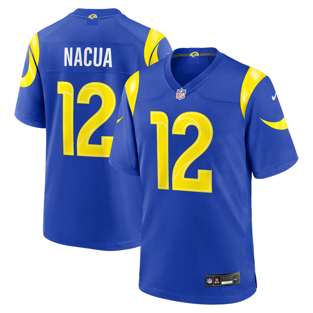 Los Angeles Rams Puka Nacua Nike Team Game Player Jersey - Royal