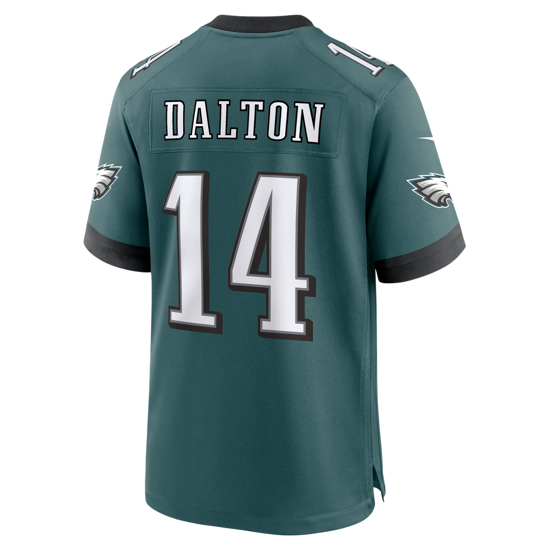 Philadelphia Eagles Andy Dalton Nike Team Game Jersey - Midnight Green