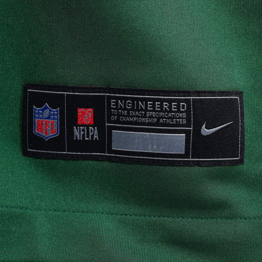 New York Jets Armand Membou Nike Team Game Jersey - Green