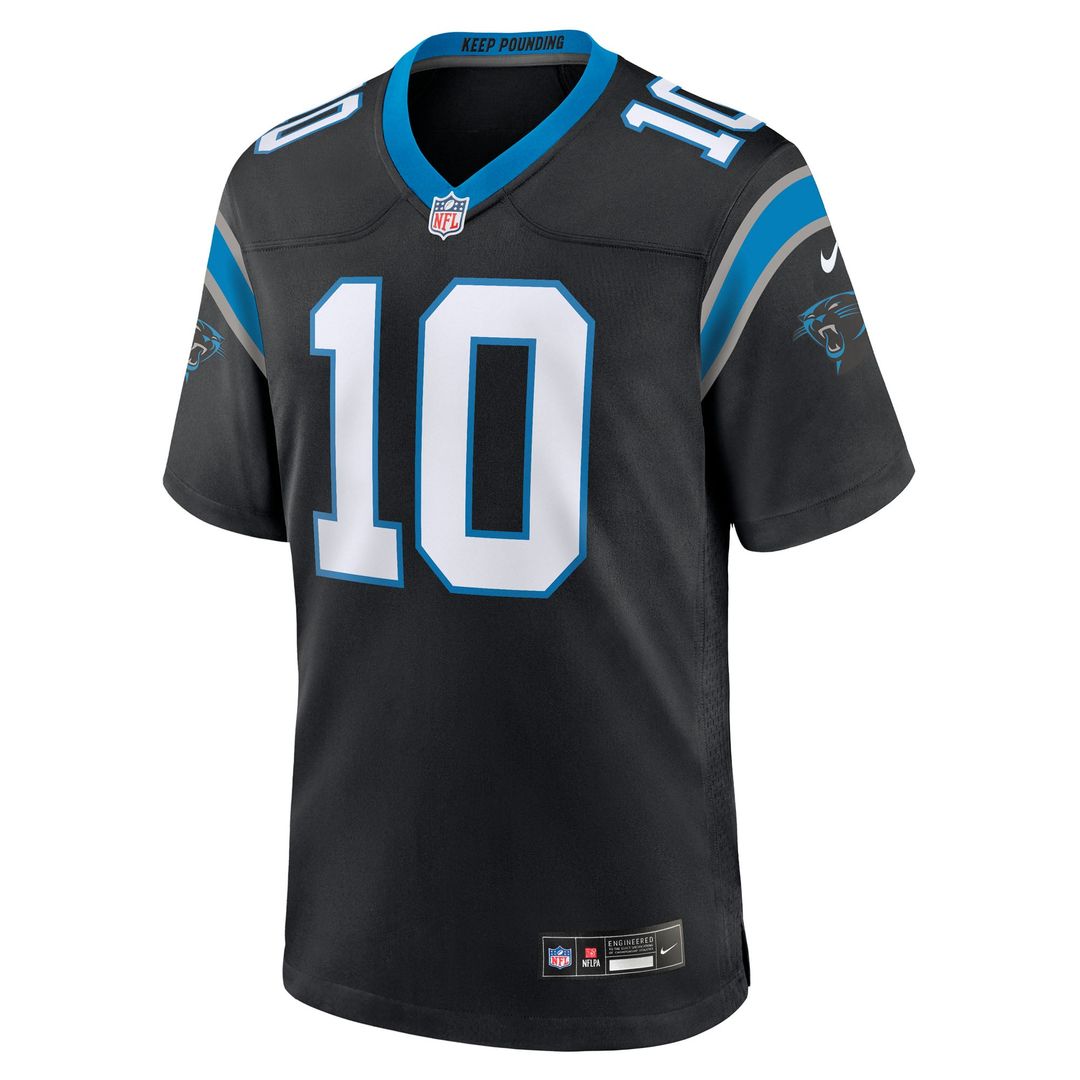 Carolina Panthers Ryan Fitzgerald Nike Team Game Jersey - Black