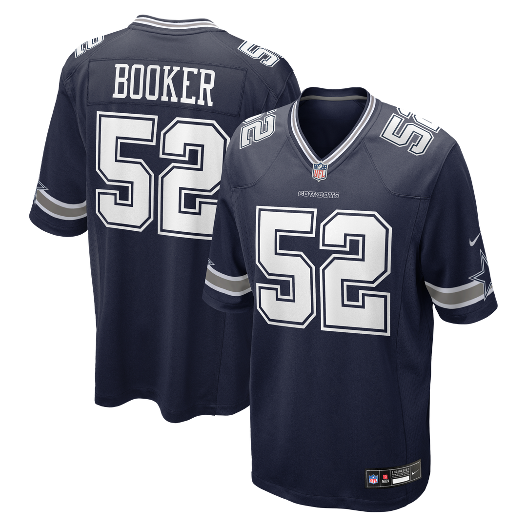 Dallas Cowboys Tyler Booker Nike Team Game Jersey - Navy