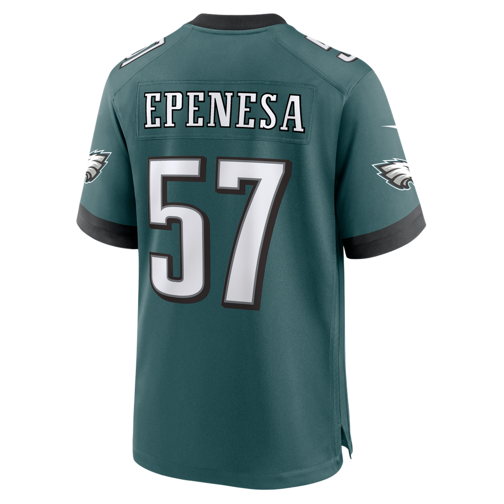 Philadelphia Eagles A.J. Epenesa Nike Team Game Jersey - Midnight Green