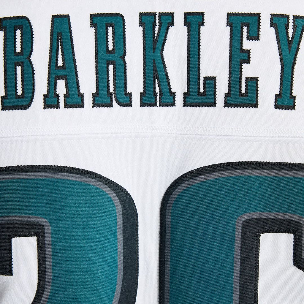 Philadelphia Eagles Saquon Barkley Nike Vapor F.U.S.E. Stitched Limited Jersey - White