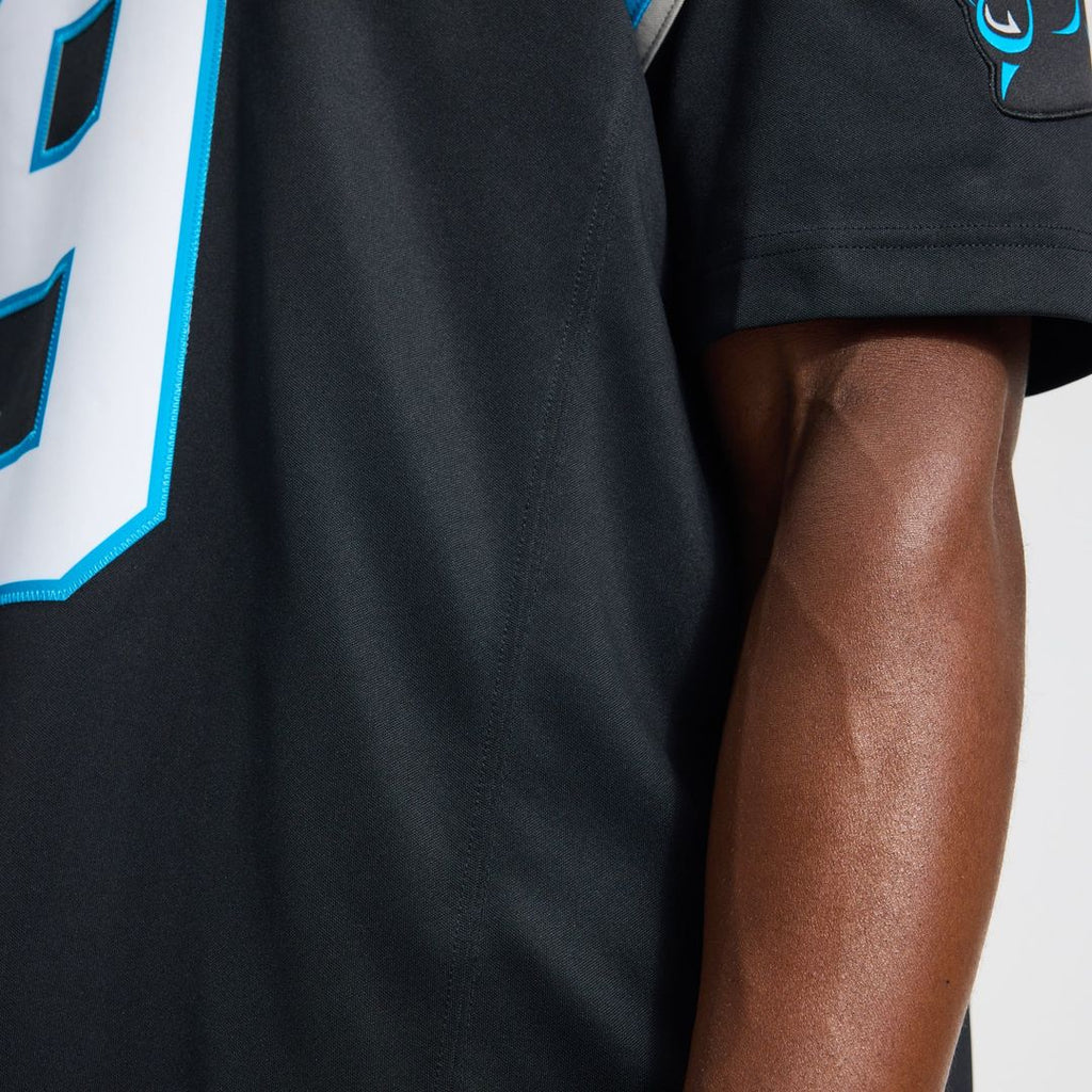 Carolina Panthers Bryce Young Nike Alternate Vapor F.U.S.E. Stitched Limited Jersey - Blue