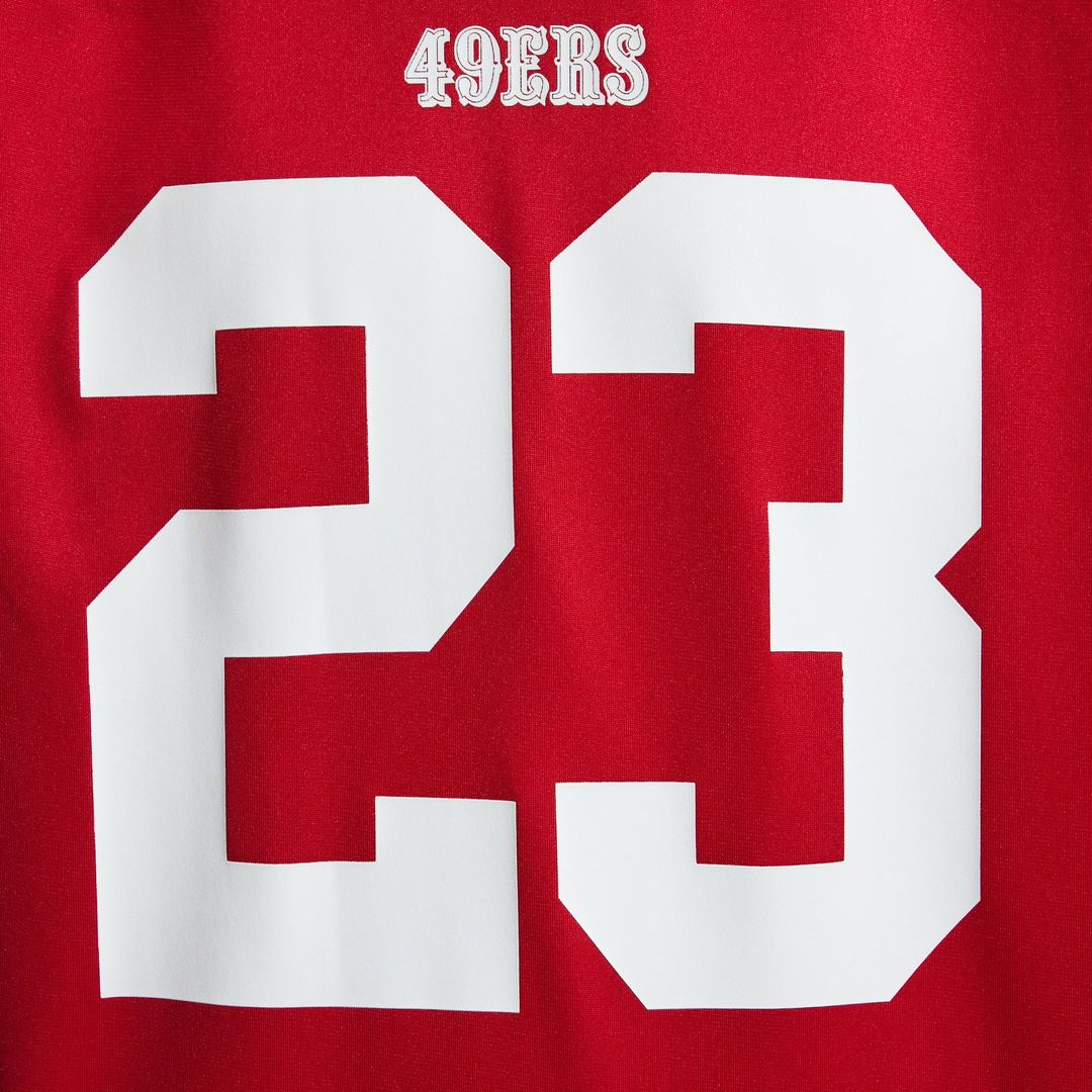 San Francisco 49ers Christian McCaffrey Nike Game Player Jersey - Scarlet