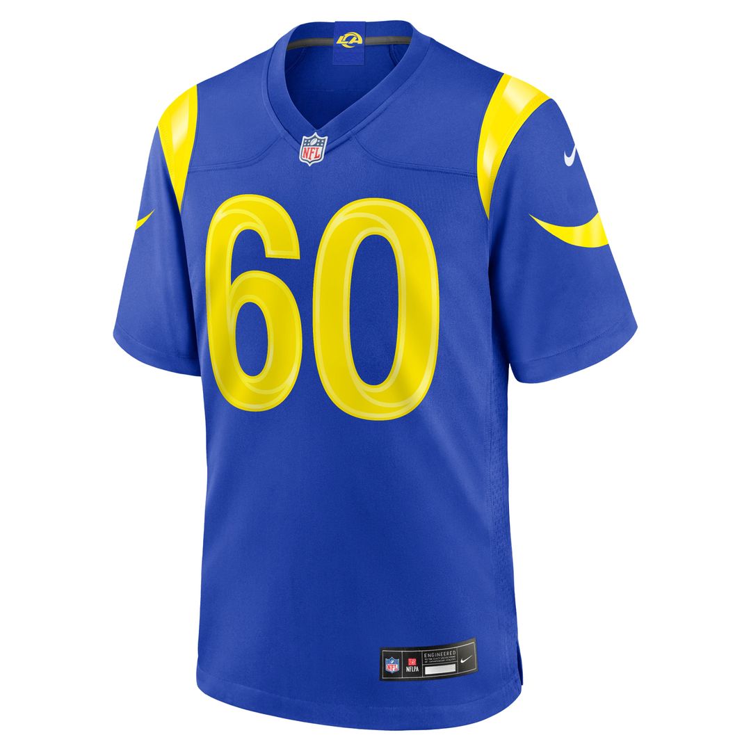 Los Angeles Rams Wyatt Bowles Nike Team Game Jersey - Royal