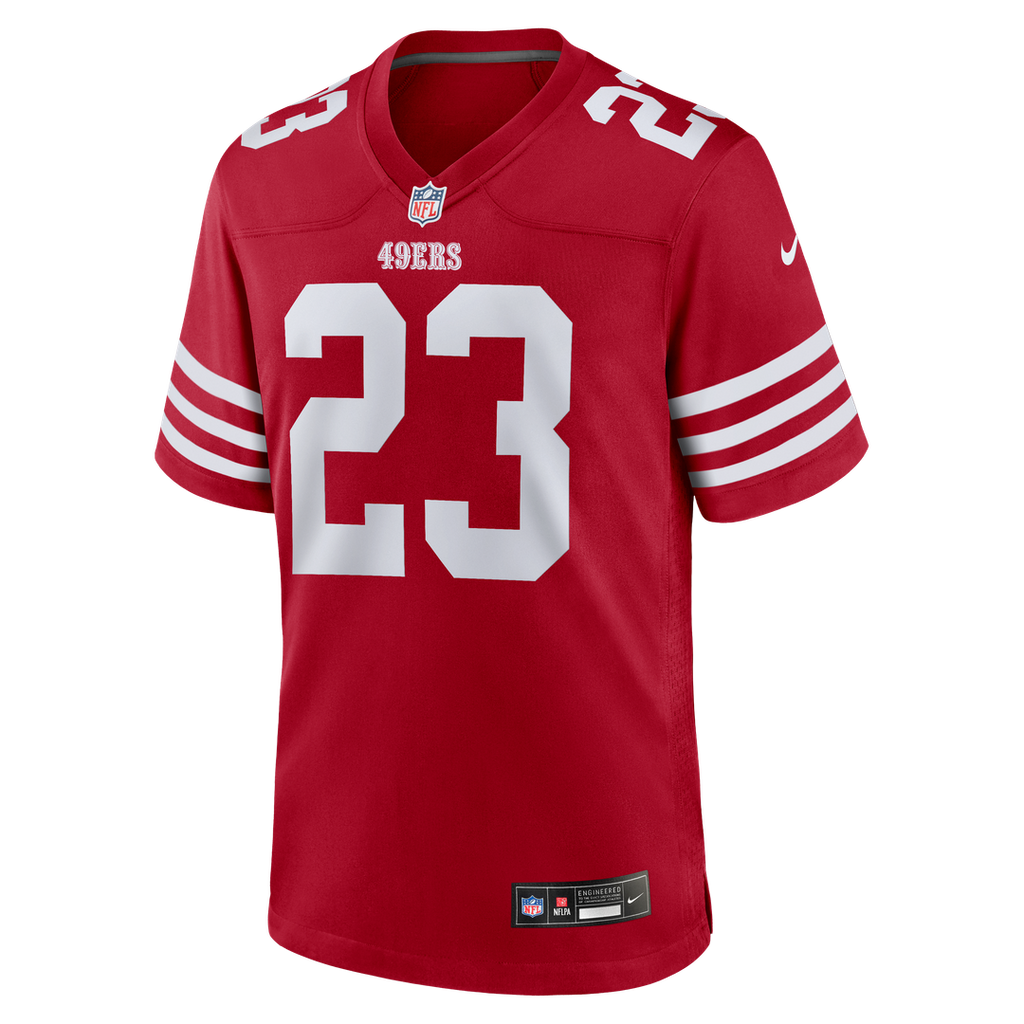 San Francisco 49ers Christian McCaffrey Nike Game Player Jersey - White