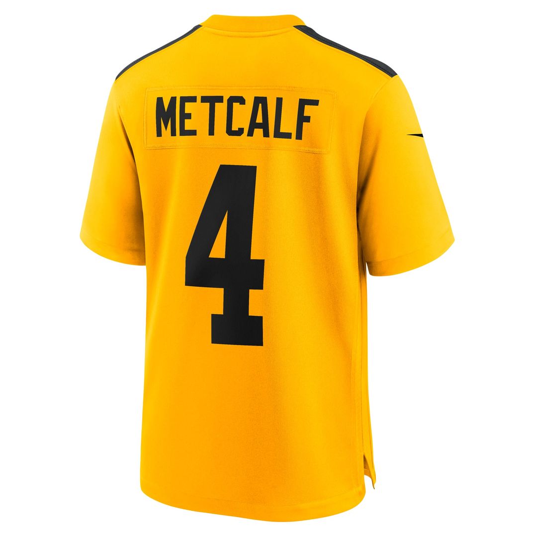 Pittsburgh Steelers DK Metcalf Nike Game Player Jersey - Black