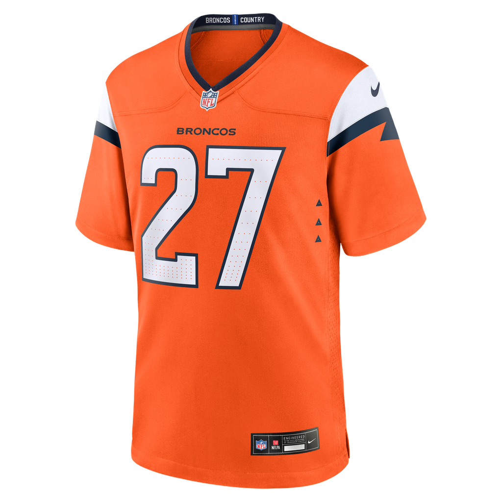 Denver Broncos J.K. Dobbins Nike Team Game Jersey - Orange