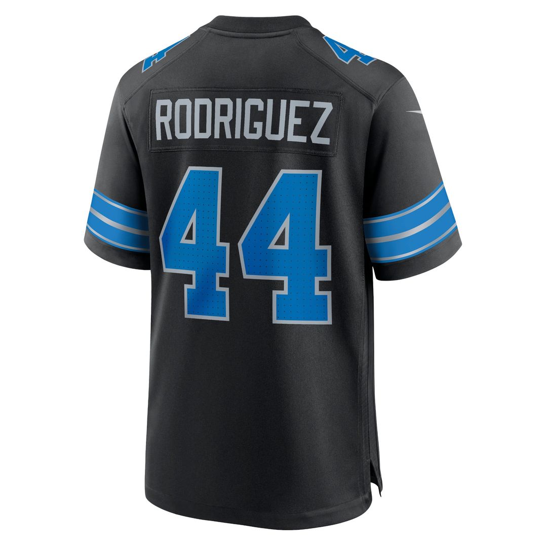 Detroit Lions Malcolm Rodriguez Nike 2nd Alternate Game Jersey - Black