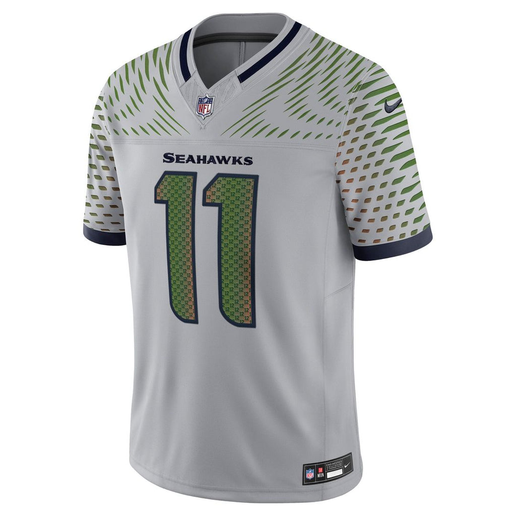 Seattle Seahawks Jaxon Smith-Njigba Nike Rivalries Collection Stitched Limited Jersey - Gray