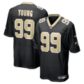 New Orleans Saints Chase Young Nike Game Jersey - Black
