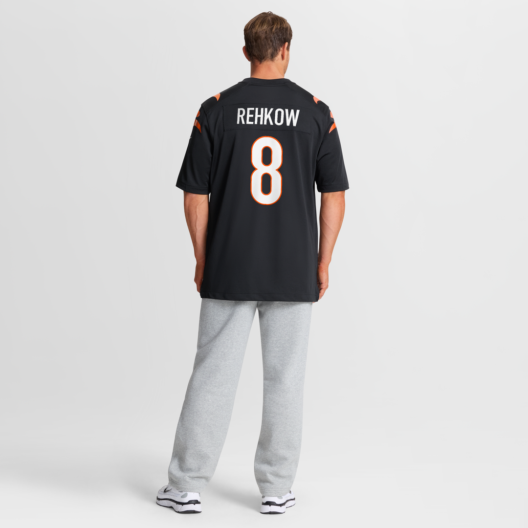Cincinnati Bengals Ryan Rehkow Nike Game Jersey - Black