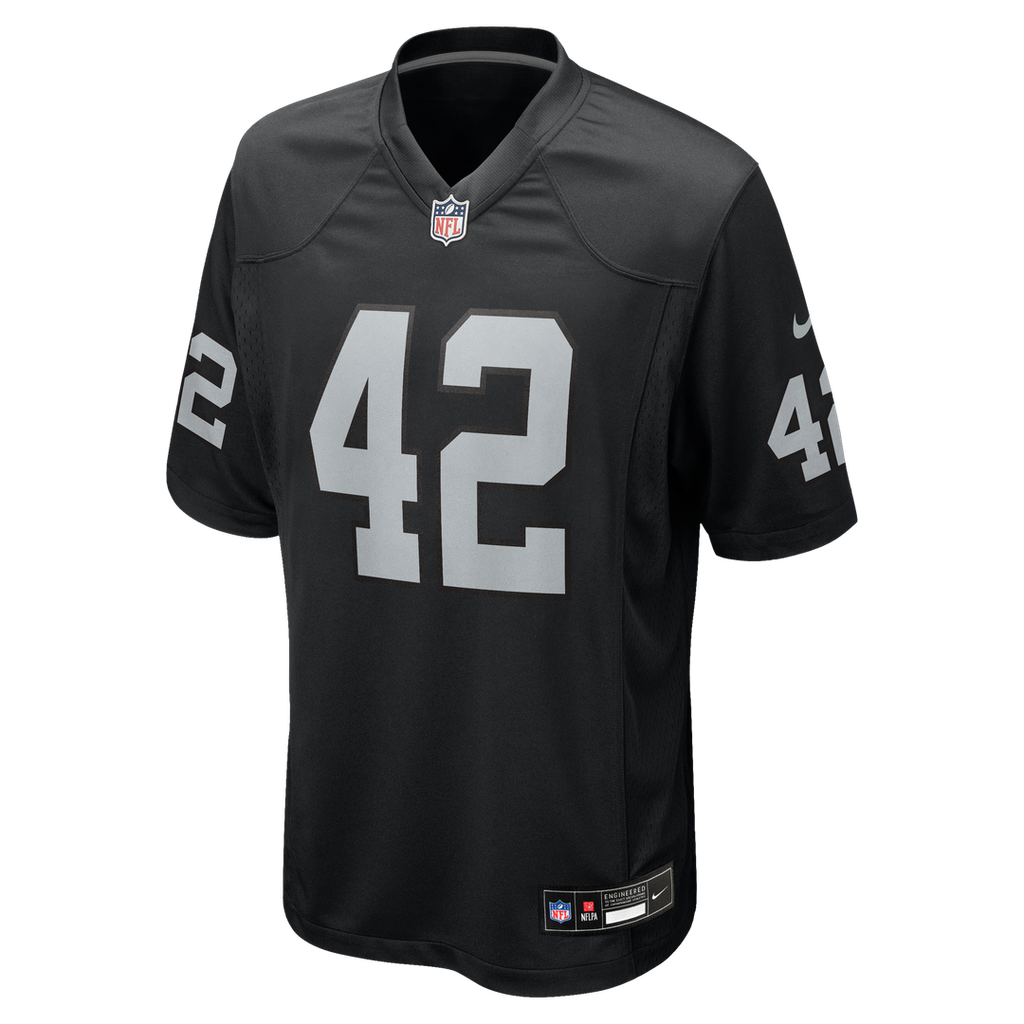 Las Vegas Raiders Ronnie Lott Nike Game Retired Player Jersey - Black