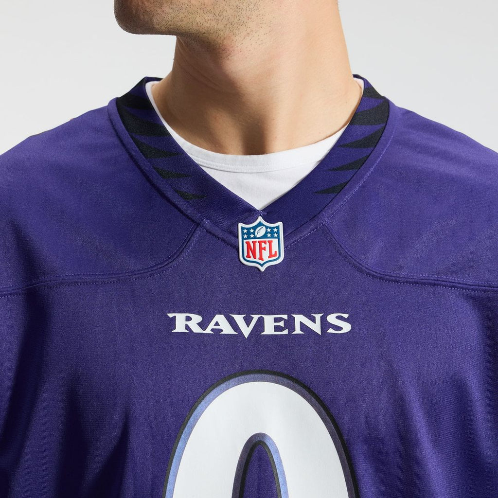 Baltimore Ravens Roquan Smith Nike Team Game Jersey - Purple