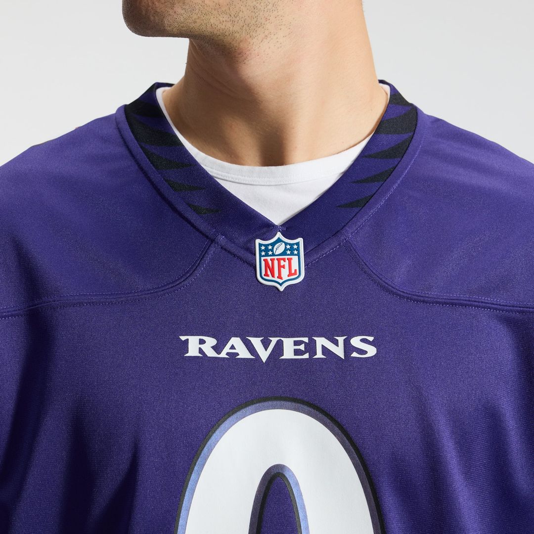 Baltimore Ravens Roquan Smith Nike Team Game Jersey - Purple