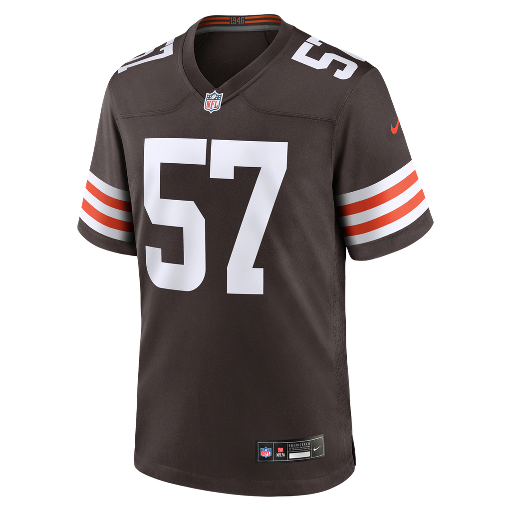Cleveland Browns Isaiah McGuire Nike Team Game Jersey - Brown
