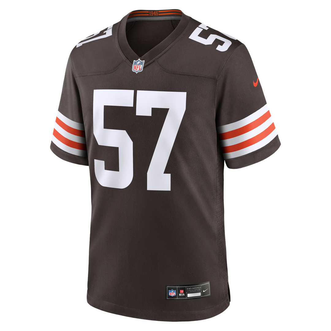 Cleveland Browns Isaiah McGuire Nike Team Game Jersey - Brown