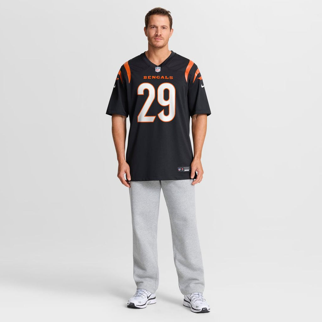 Cincinnati Bengals Kyle Dugger Nike Team Game Jersey - Black