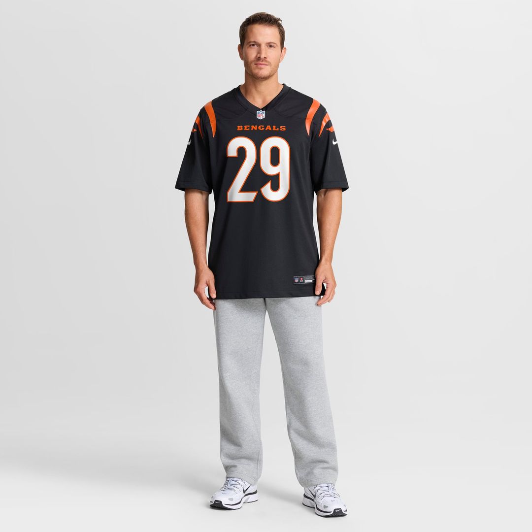Cincinnati Bengals Kyle Dugger Nike Team Game Jersey - Black