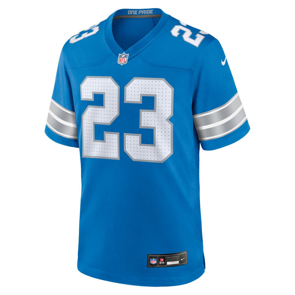 Detroit Lions Rock Ya-Sin Nike Team Game Jersey - Blue