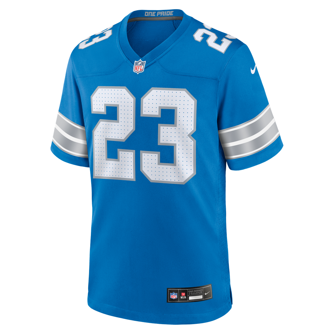 Detroit Lions Rock Ya-Sin Nike Team Game Jersey - Blue