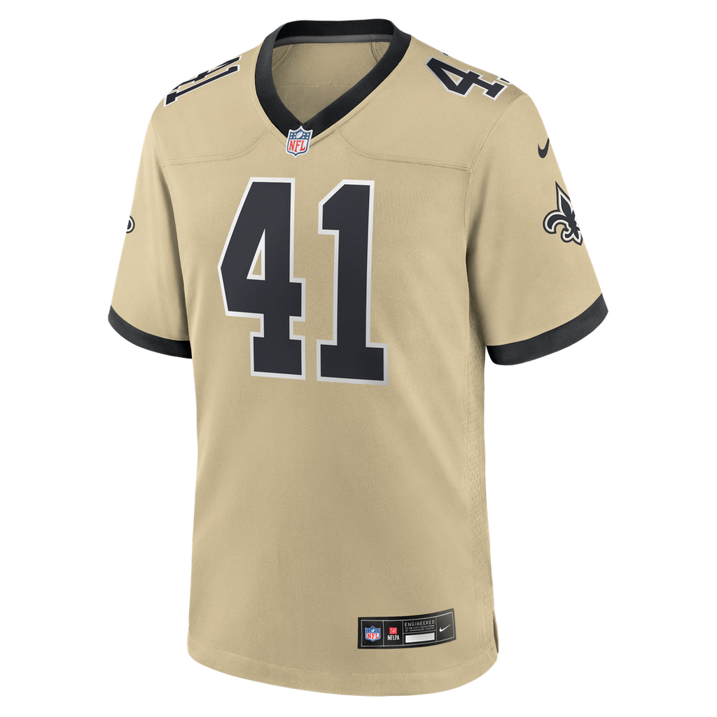 New Orleans Saints Alvin Kamara Nike Alternate Game Jersey - White