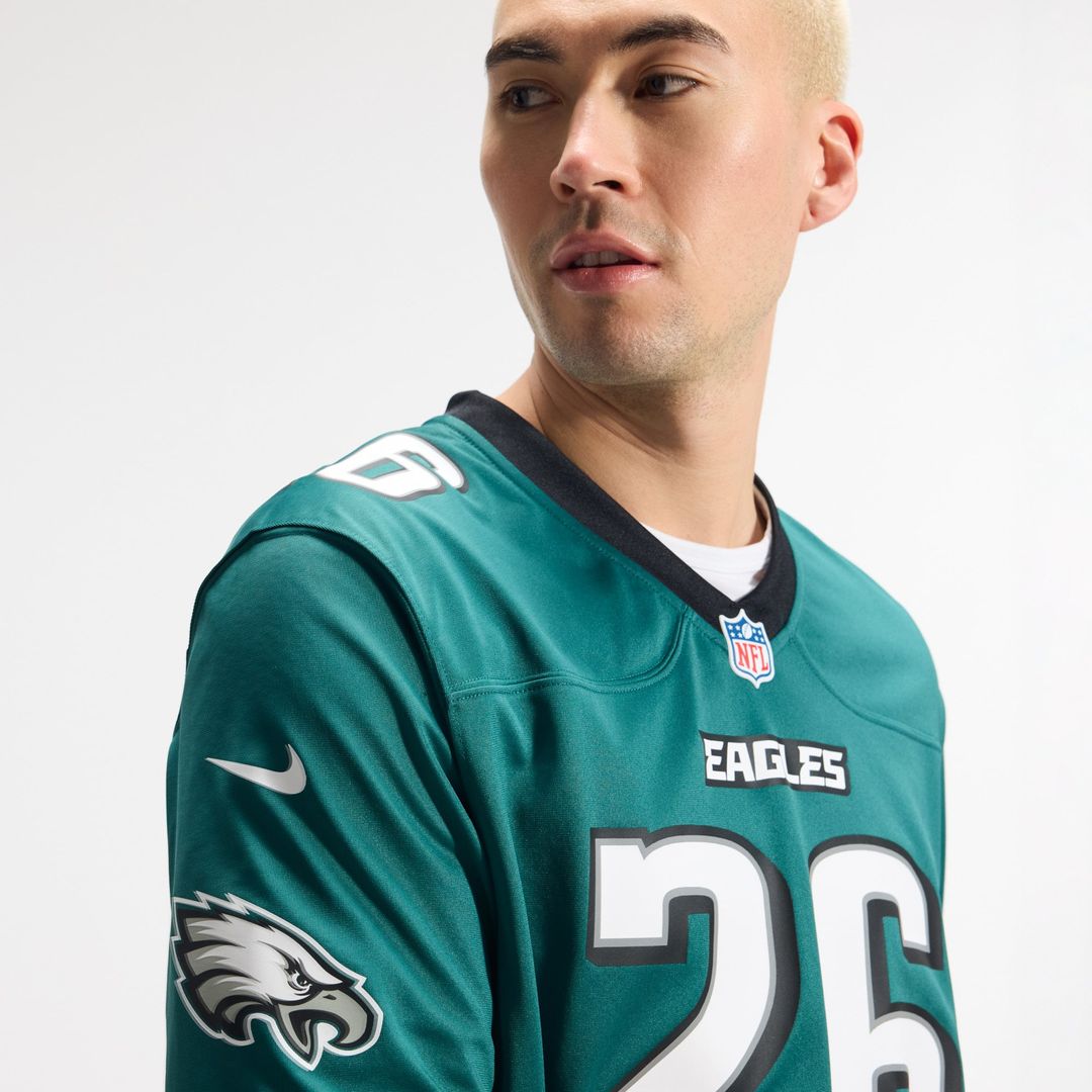 Philadelphia Eagles Saquon Barkley Nike Alternate Game Jersey - Black