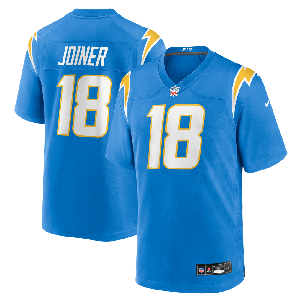 Los Angeles Chargers Charlie Joiner Nike Game Retired Player Jersey - Powder Blue