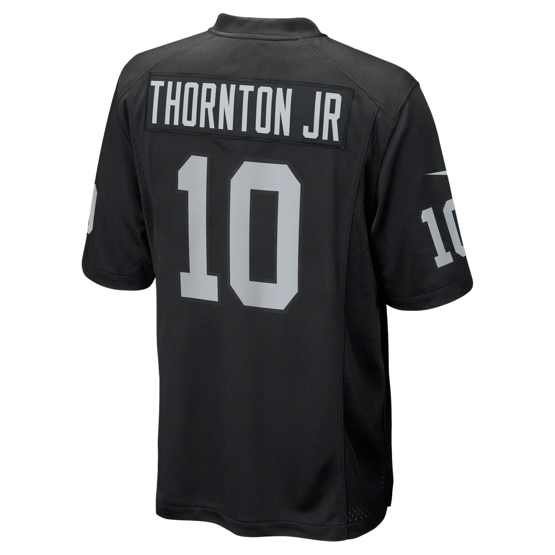 Las Vegas Raiders Dont'e Thornton Jr. Nike Team Game Jersey - Black