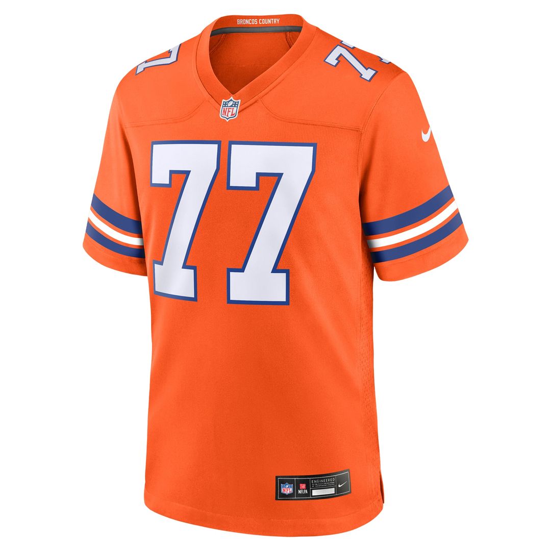 Denver Broncos Quinn Meinerz Nike Alternate Game Jersey - Orange