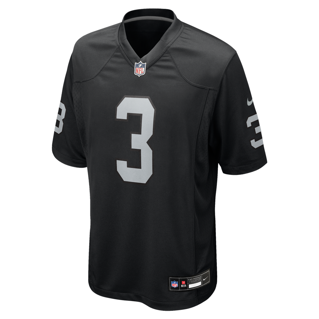 Las Vegas Raiders Taron Johnson Nike Team Game Jersey - Black