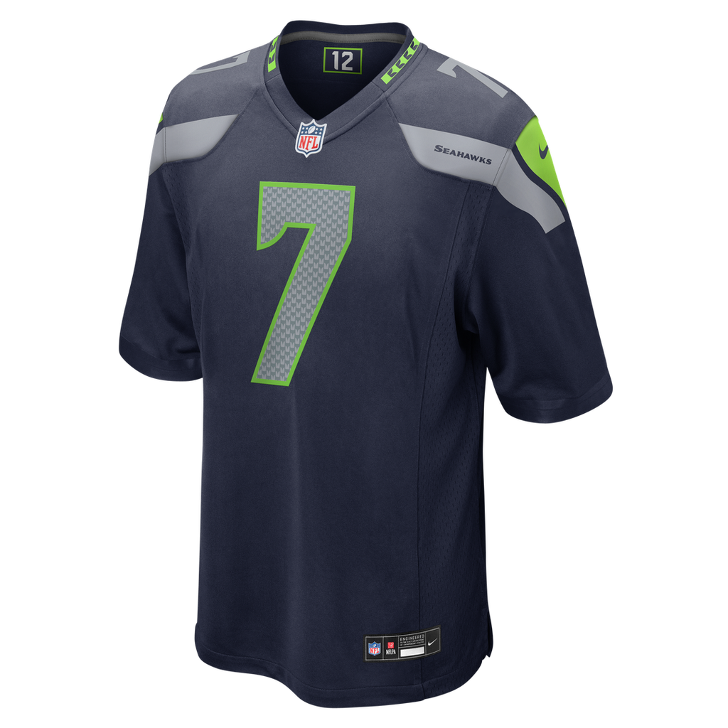 Seattle Seahawks Uchenna Nwosu Nike Team Game Jersey - College Navy
