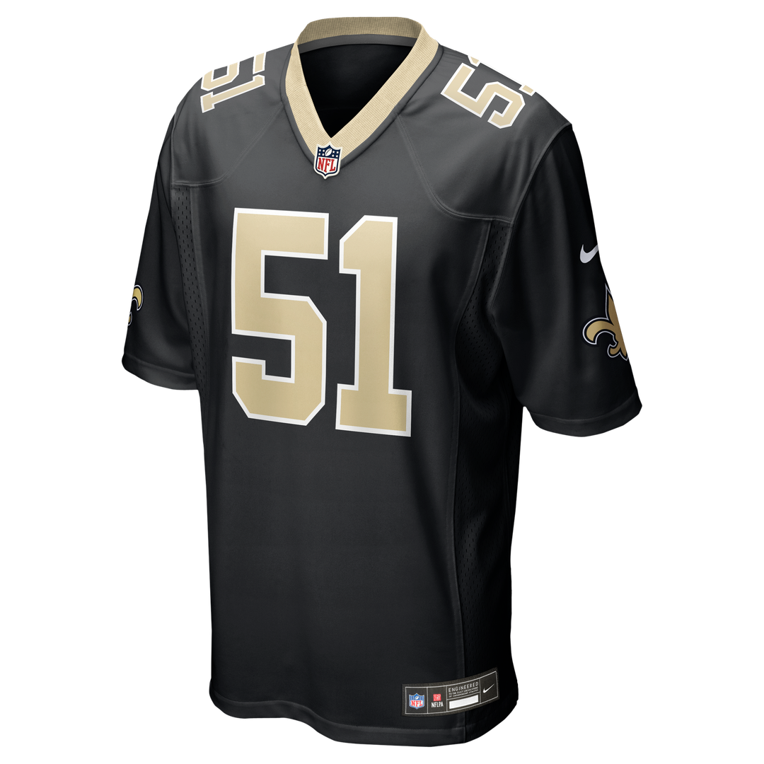 New Orleans Saints Cesar Ruiz Nike Game Jersey - Black