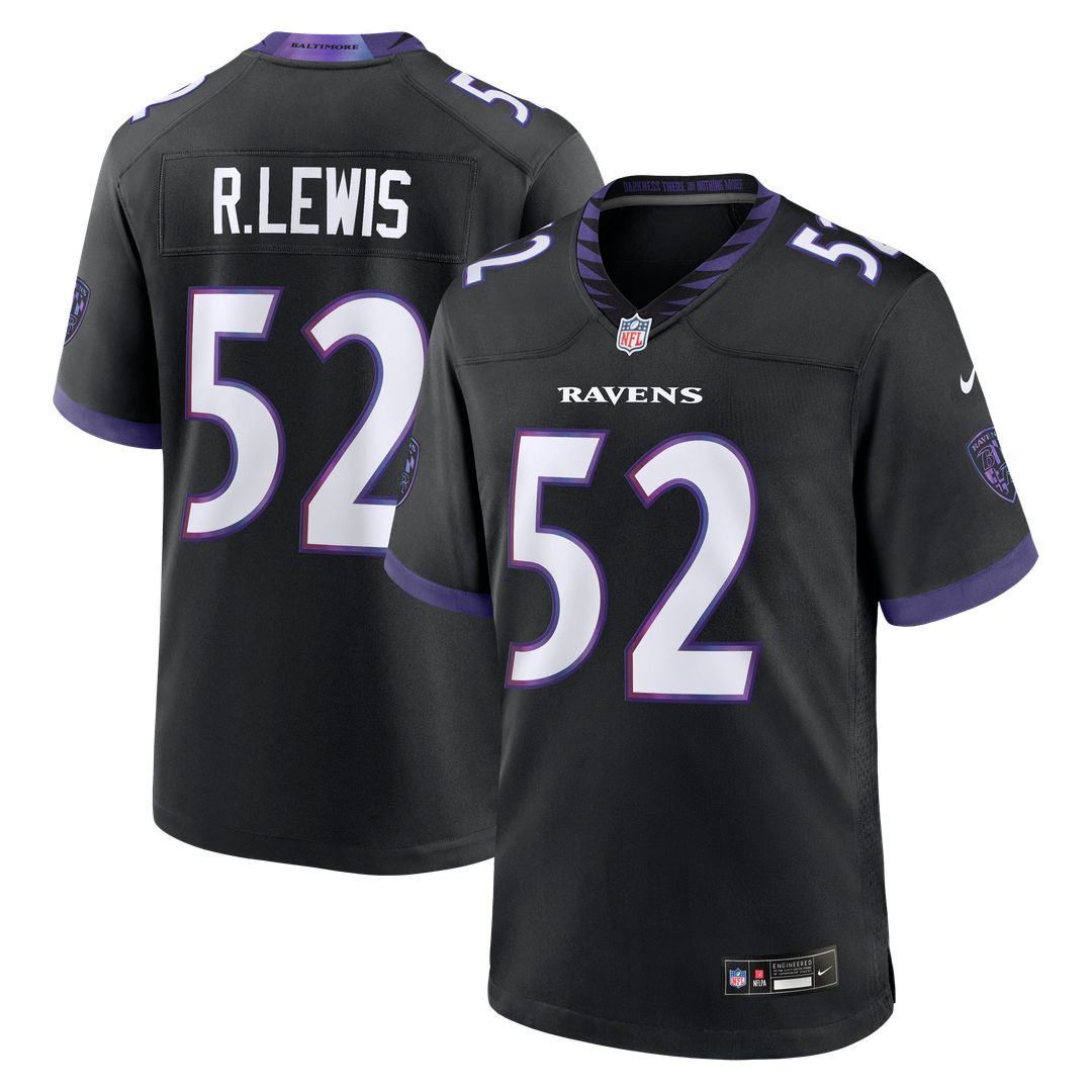 Baltimore Ravens Ray Lewis Nike Alternate Retired Player Game Jersey - Black