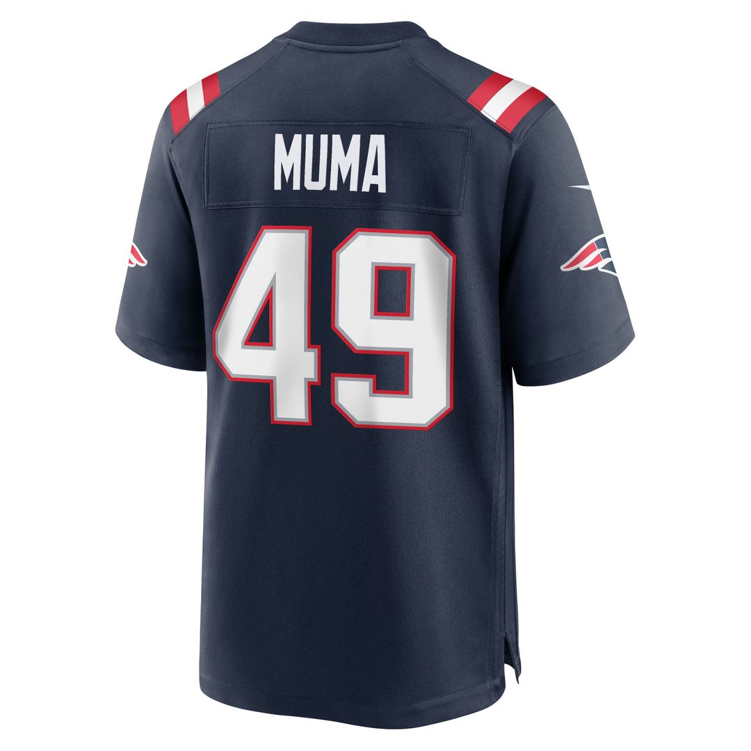 New England Patriots Chad Muma Nike Team Game Jersey - Navy