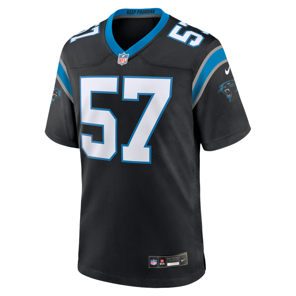 Carolina Panthers Monroe Freeling Nike Team Game Jersey - Black