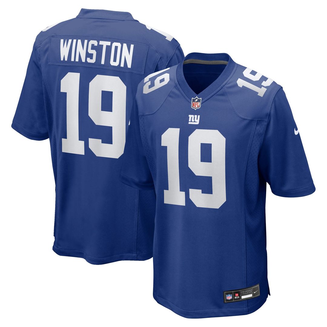 New York Giants Jameis Winston Nike Team Game Jersey - Royal