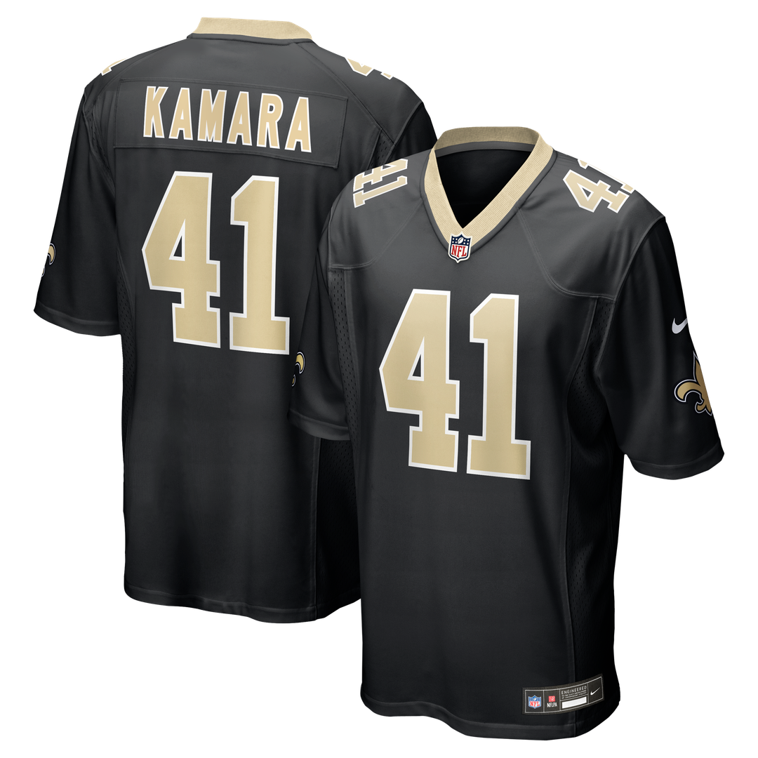 New Orleans Saints Alvin Kamara Nike Game Jersey - Black