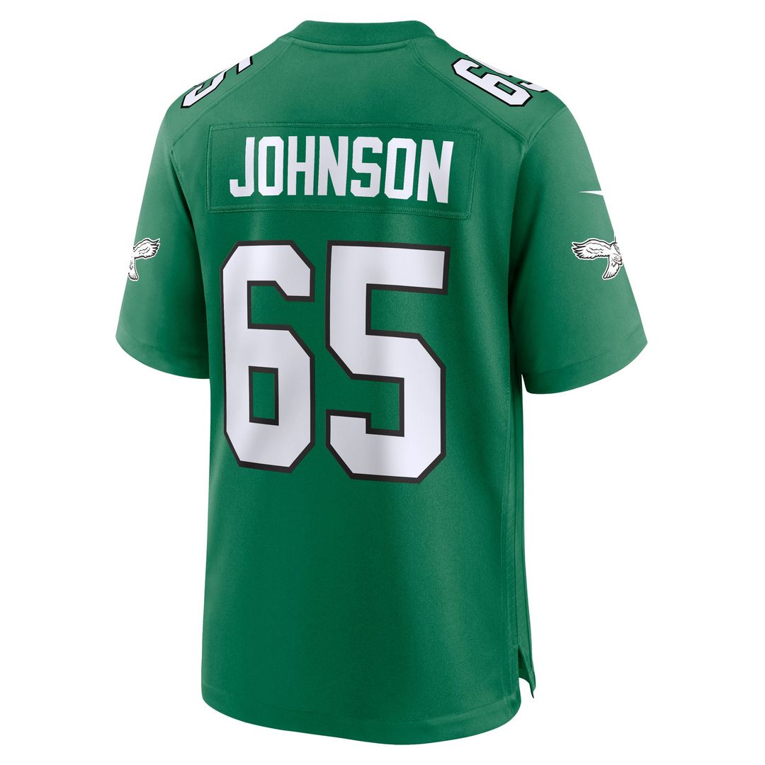 Philadelphia Eagles Lane Johnson Nike Alternate Game Jersey - Kelly Green
