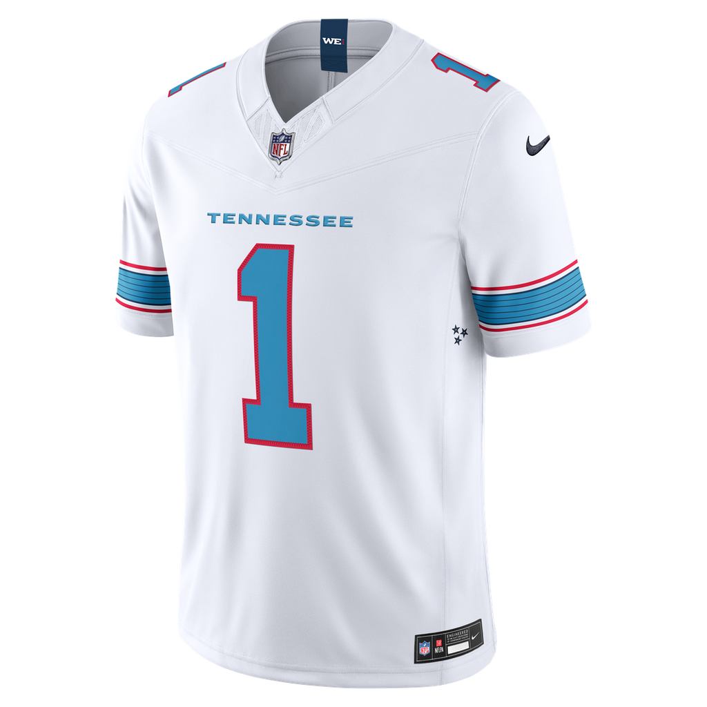Tennessee Titans Cameron Ward Nike Team Vapor F.U.S.E. Stitched Limited Jersey - Light Blue