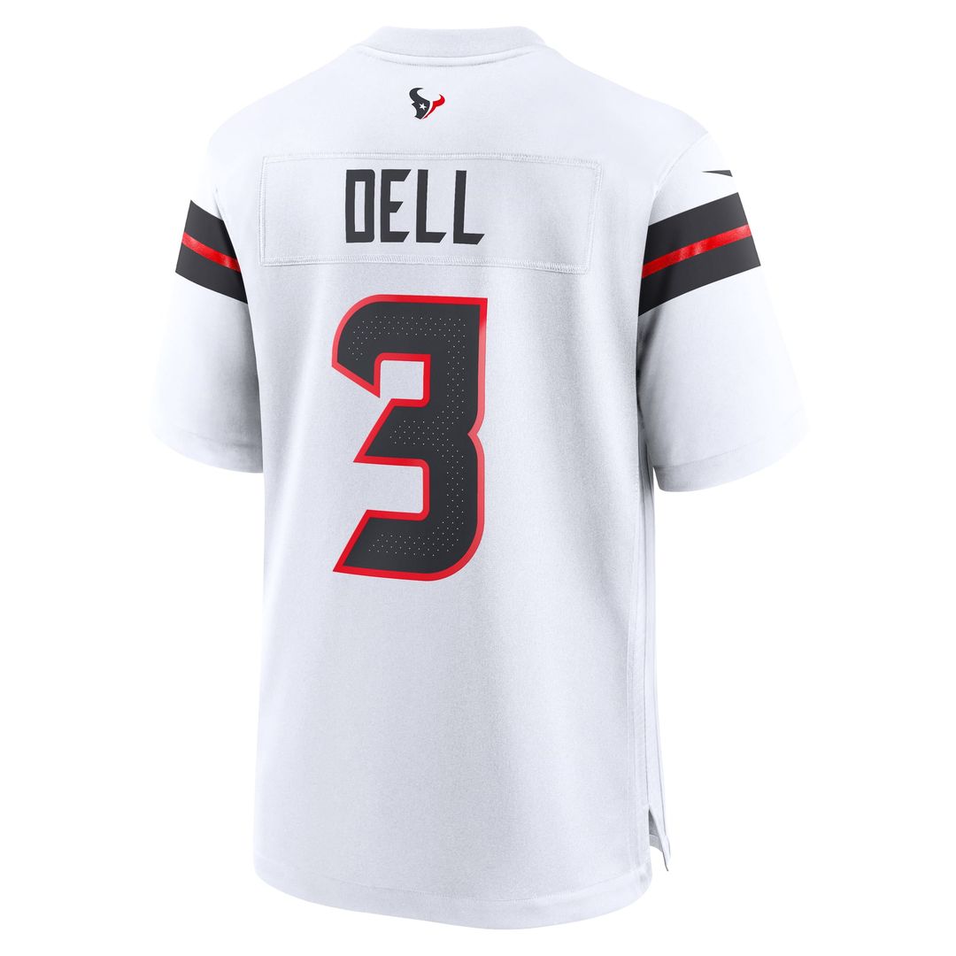 Houston Texans Tank Dell Nike Game Jersey - White